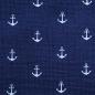 Preview: REST Musselin Double Gauze Anker dunkelblau